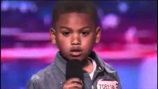 Howard Stern Makes 7-year-old Rapper Cry on America&#39;s Got Talent | @kollegekidd