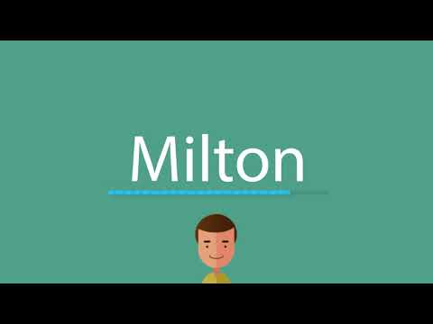 Milton pronunciation