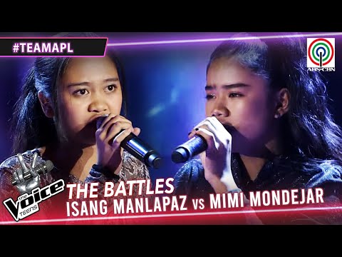 Isang Manlapaz vs Mimi Mondejar | The Battles | The Voice Teens Philippines 2020