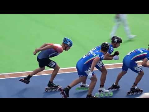 Jun.B Final 1.000 m Sprint (2016 European Championships Inline Speedskating)