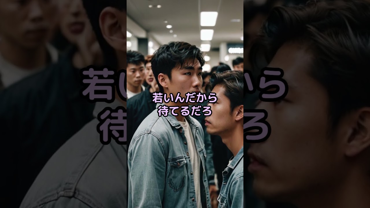 トイレで横入りする迷惑男…若者がいい放った、まさかの一言が男を静かに後退させる。