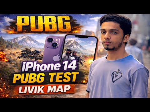 iPhone 14 PUBG Test 🔥 Livik Map Gameplay | Smooth Graphics & Extreme Action 