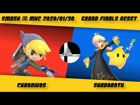 Chronikos (Toon Link) Vs Shadoroth (Rosalina and Luma) - G Finals Reset - Smash at MHC Jan 30, 2020