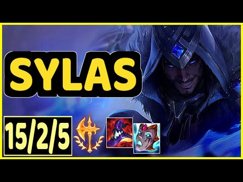 SHERIFF (SYLAS) - 15/2/5 KDA GAMEPLAY - EUW Ranked DIAMOND
