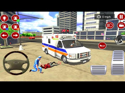 American Emergency Ambulance Simulator – Rescue Driving Android Gameplay