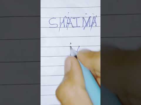 SHAIMA name logo comment your name ##youtubeshorts ##viralshorts ##