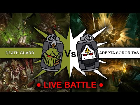 Death Guard vs Adepta Sororitas (Competitive Warhammer 40k)
