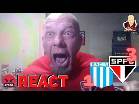 REACT SEM FILTRO | SHOW NA ARGENTINA CLASSIFICADOS | RACING 1 x 3 SÃO PAULO FC | LIBERTADORES 2021