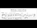 Bill Evans - Letter to Evan - Piano Transcription (Sheet Music in Description)