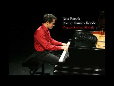 Bela Bartok  - Round Dance (piano : Pierre-Bastien Midali)