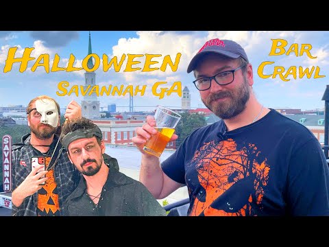 Most Haunted Bar Crawl In America, Savannah Georgia!