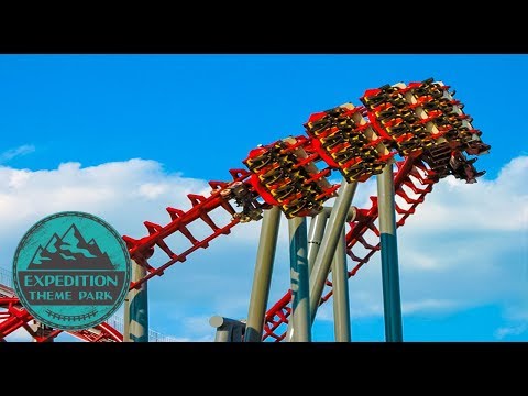 The History Of The First Flying Roller Coasters - Firehawk & Nighthawk | Expedition Theme Park