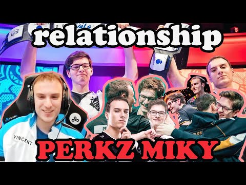 Perkz talks about his relationship with Miky | C9 Perkz stream highlights