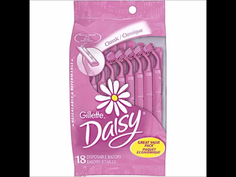 Gillette Daisy Disposable Women's Razor, 18 Count