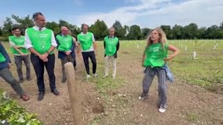 Treviso, il video dei mille nuovi alberi piantati per il parco urbano
