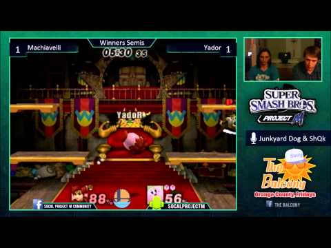 PM @ The Balcony 23 Winner's Semis Machiavelli (Ivysaur/Roy) vs Yador (Kirby/Squirtle)