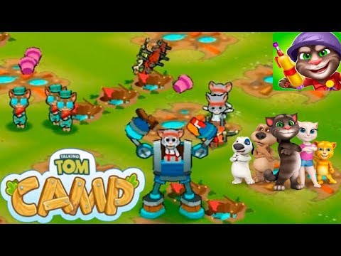 Говорящий том лагерь. Водная битва тома. Talking tom camp. Talking tom. Говорящий том лагерь.