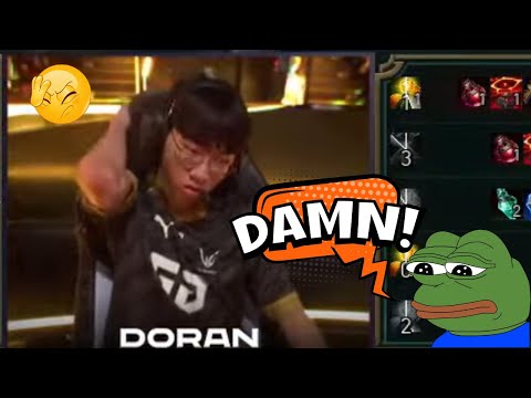 T1 Zeus Instantly Ult At Lvl 6 Making Gen.G Doran Regretful For Saving Flash