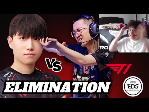 OVERRATED CHAMPIONS?? | Edward Gaming Vs T1 Shanks Reacts Highlights