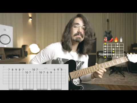 Mateus Asato Pentatonic Chromatic Lick Tabs