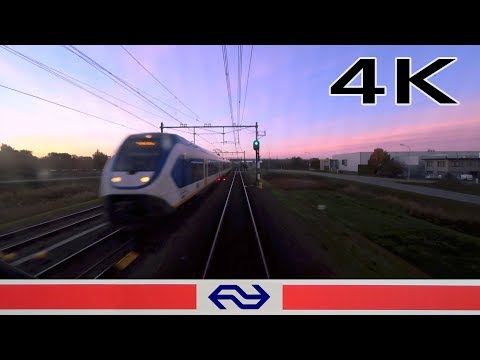 4K CABVIEW HOLLAND Utrecht - 's-Hertogenbosch SLT 2018 'pink skies'