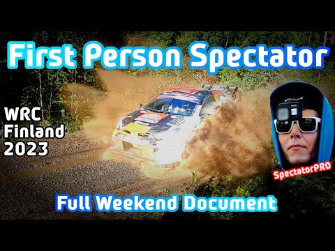 First Person Spectator | WRC Finland 2023 | 5 day Rally Weekend