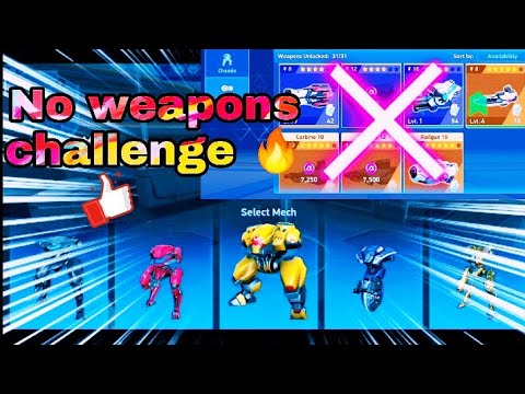 Mech Arena : No weapons challenge 🔥 (funny memes 😂).