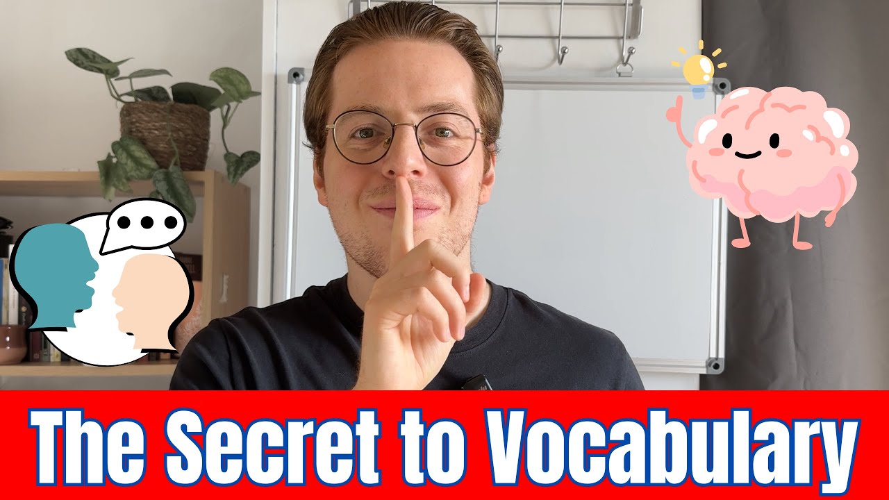 How to Learn English Vocabulary Fast - Fluency Secrets - Beginner Comprehensible Input - YouTube video featuring the word absorbing