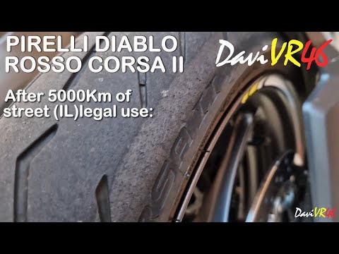 PIRELLI DIABLO ROSSO CORSA II after 5000Km  (4k)