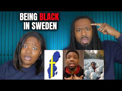 🇸🇪 American Couple Reacts to Being Black in Sweden