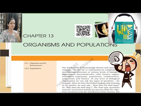 Organisms and Populations Audio Book | Ecology NCERT AudioBook| Biology NCERT Reading Only | NCERT