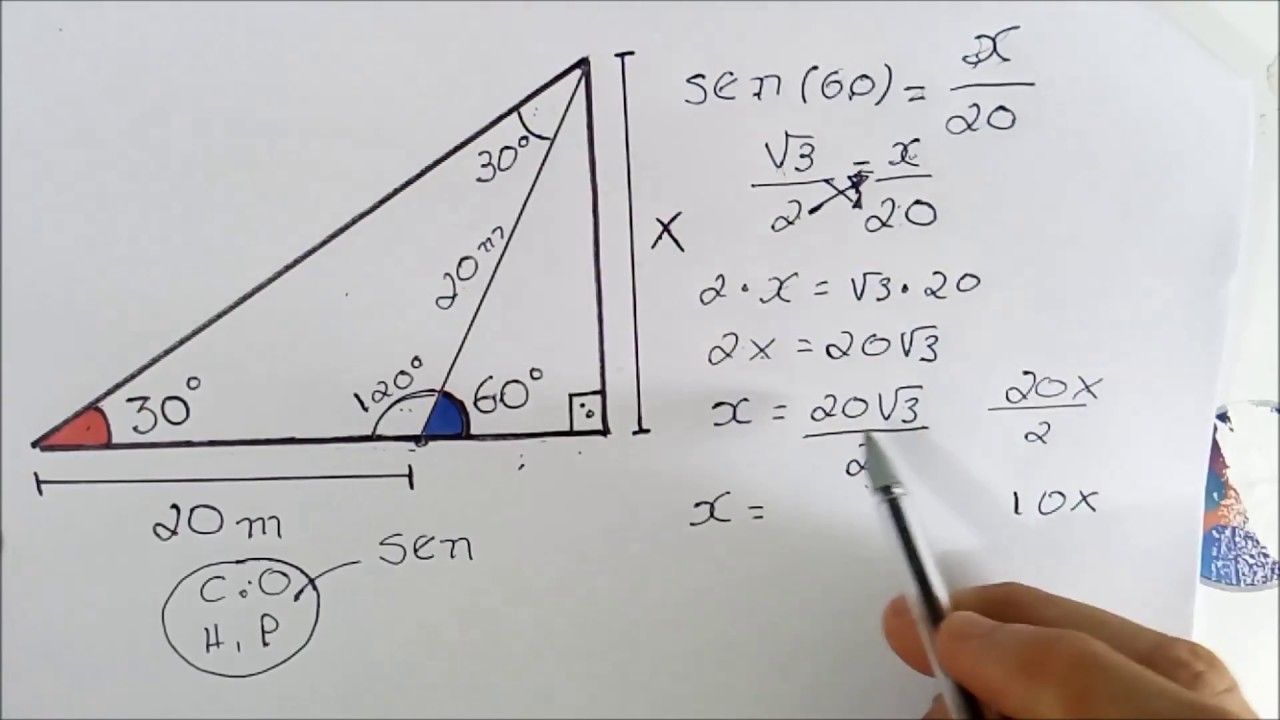 TRIGONOMETRIA : EXERCÍCIOS | 1° QUESTÃO DE 10 |. Prof. Micamática