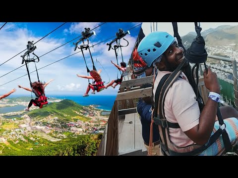 World's Steepest Zipline | St. Maarten