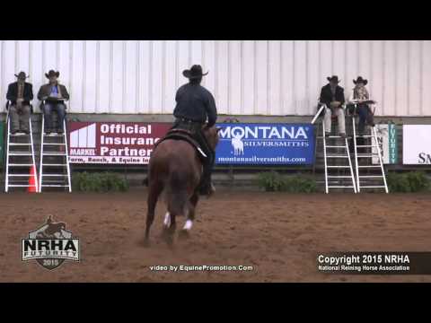 Sonitakiss ridden by Kyle G Schurig  - 2015 NRHA Futurity (Ltd. Open)