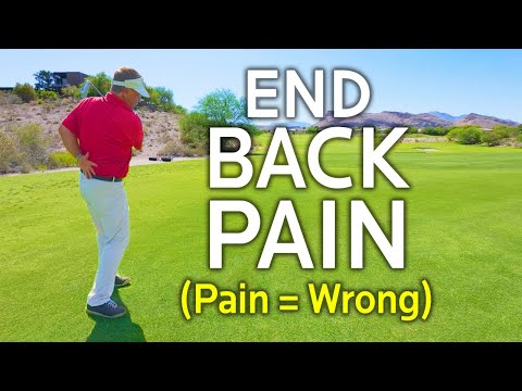 Easy Fix For Back Pain! (Learn A Pain-Free Golf Swing)