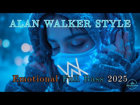 🎧Alan Walker Style Full Bass Remix 2025 – Emotional Chill EDM Mix for Study & Deep Focus