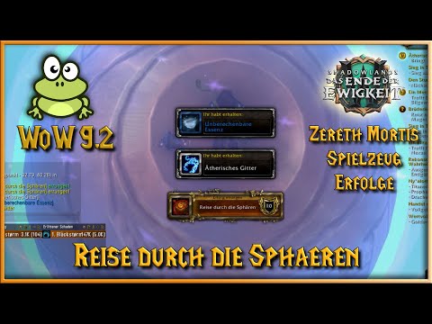 WoW 9.2 Zereth Mortis Erfolg Reise durch die Sphären und damit das Spielzeug Mortismurmel