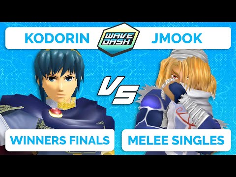 WAVEDASH 2022 - KoDoRiN (Marth) vs Jmook (Sheik) - SSBM - Winners Finals