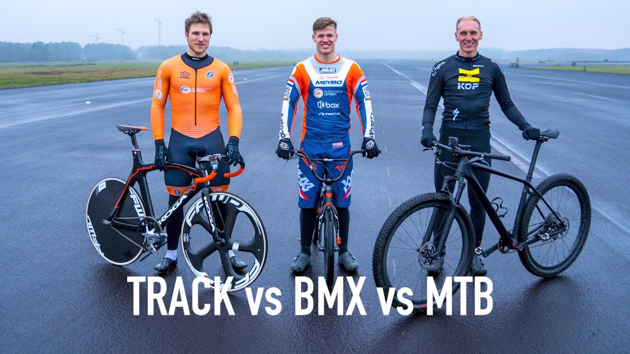 SPRINT RACE // BMX vs MTB vs TRACK