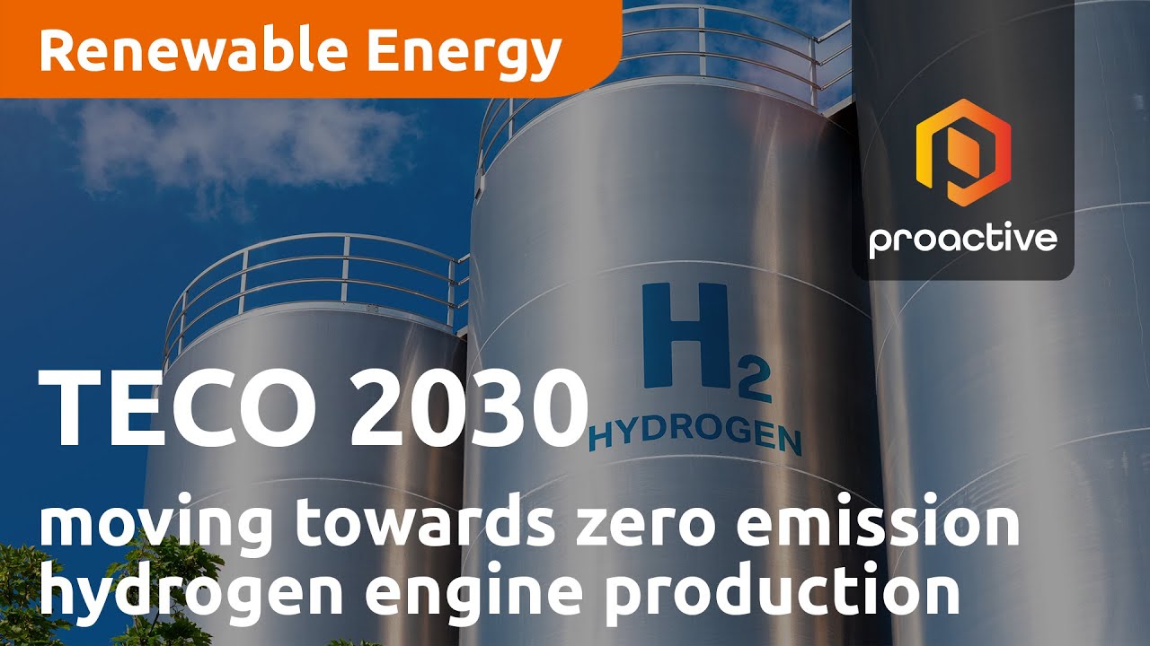 TECO 2030 moving towards zero emission hydrogen engine production