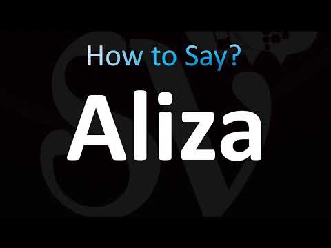 How to Pronounce Aliza (CORRECTLY!)