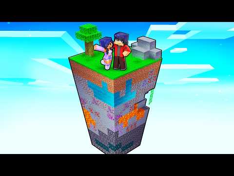 Aphmau & Aaron's ONE CHUNK in Minecraft!