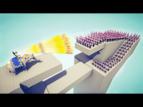 SACRED ELEPHANT GOD vs 100x UNITS - Totally Accurate Battle Simulator TABS