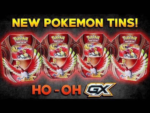 OPENING THE *NEW HO-OH GX* Pokemon Card Tins!