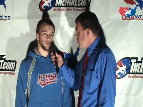 Junior Freestyle 140 pound champion Jake Ballweg of Iowa