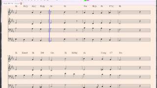 Abide With Me arranged by Thelonious Monk ~Score for  mixed chorus