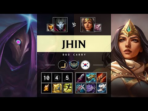 Jhin ADC vs Sivir - KR Challenger Patch 25.16
