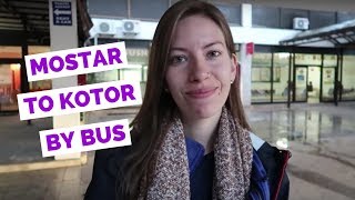 Mostar to Kotor Bus Ride | Montenegro Travel Vlog