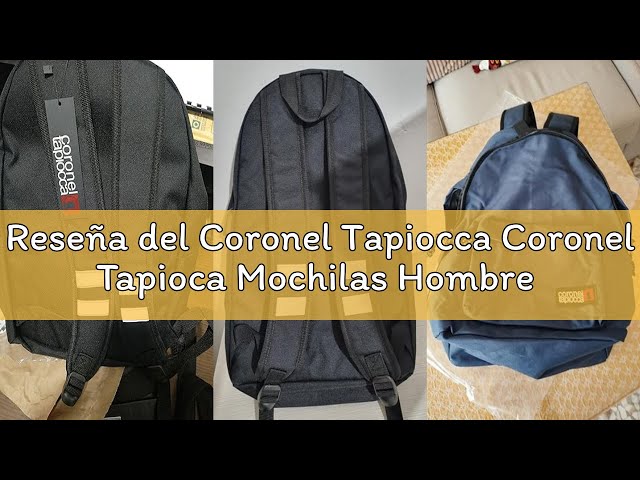 Vídeo relacionado con Coronel Tapioca Mochilas Hombre Mochila Hombre para trabajo, viaje, diario, escolar y escolares - 20L de Capacidad, Kaki