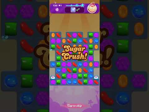 Candy crush level 735-737